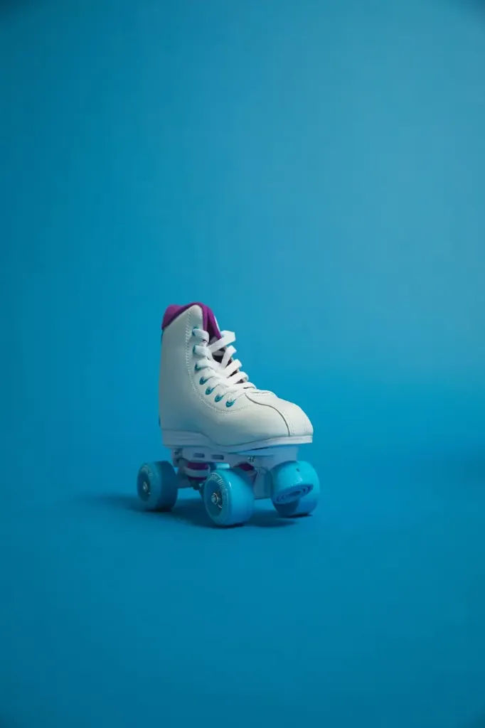 Blue shoes